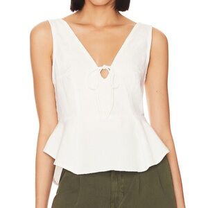 Free People Mika Peplum Top